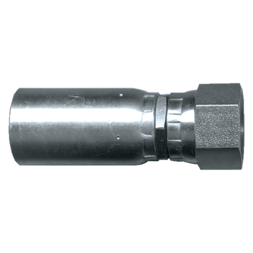 Brass SAE 37-Degree Female Swivel - Hose End U - 1/2 Inch x 1/2 Inch