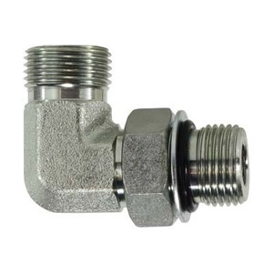 13/16-16X3/4-16 (1/2 OD X 1/2 OD) O-Ring Elbow Connector