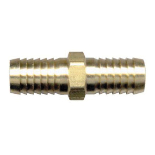 Brass Barbed Splicer - 3/8 Inch Hose Inner Diameter (HID)