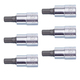 ZEBRA 1/4 Inch Hexagon Socket Wrench Bits Special Package 6 Pieces