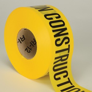 3 Mil Yellow Barrier Tape 3 Inches x 1,000 Feet Caution Construction Area
