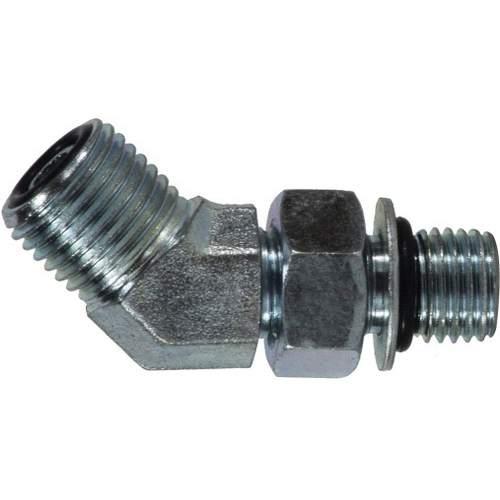 1-14X7/8-14 O Ring Face Seal to O Ring Elbow 45