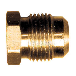 Brass SAE - 45-Degree Flare Sealing Plug - 3/8 Inch Tube