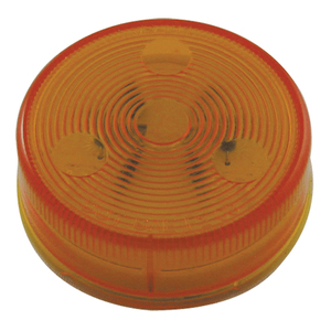 Amber Clearance Marker Round 4 LEDS 2 1/2"X 1"H