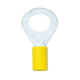 Ring Terminal 4MM Yellow Gauge 12-10