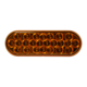 Amber Turn/Tail/Park Oval 24 LEDS 6 1/2