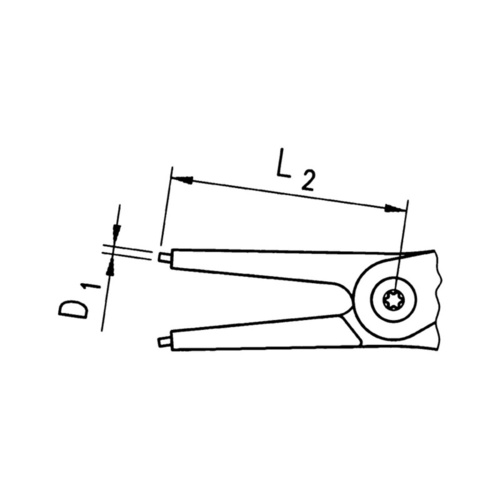 Circlip Pliers Form C - 320mm Length (85-140mm Grip Range