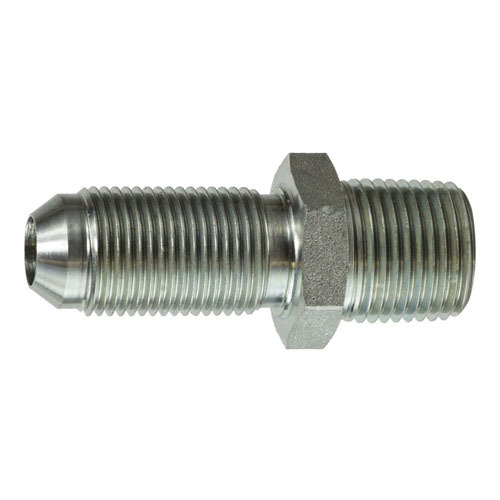 JIC TO MALE PIPE BULKHEAD- 3/8 JIC X 3/8 MPT