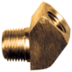 Brass Pipe - Fittings Extruded 45-Degree Street Elbow - 1/8 Inch Female Pipe Thread (FPT) x 1/8 Inch Male Pipe Thread (MPT)