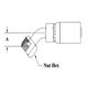 3/8 HOSE 7/16X20 JIC/SAE DUAL 45 FE SWVL