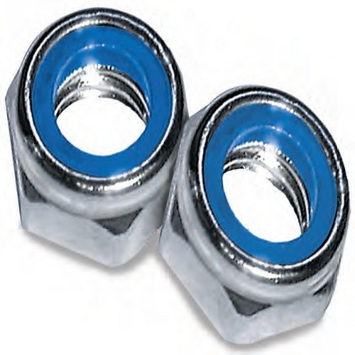Grade 2 Nylock Nylon Insert Jam Nut Zinc USS 1 Inch