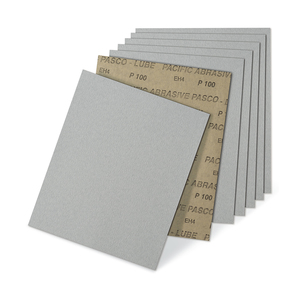 CSA Stearated Paper Sanding Sheets - 9 Inchx11 Inch - Aluminum Oxide-A-Weight-Open Coat - 100 Grit