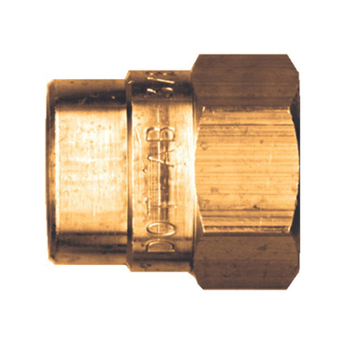 Brass DOT Air Brake - Nut - 1/2 Inch Hose Inner Diameter (HID)