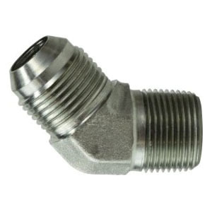 JIC MALE ELBOW 45- 1/4 JIC X 1/8 MPT